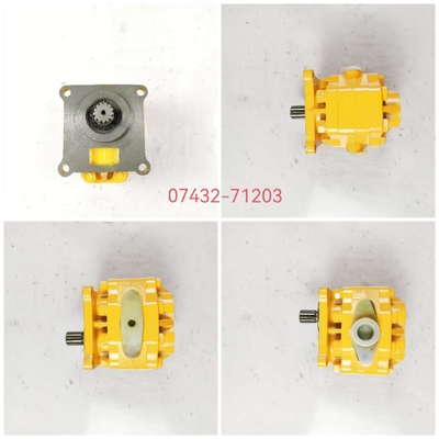 07432-71203 Komatsu Hyd Gear Pump GD605A GD655A WA100 WA100SS WA100SSS WA120 WA120L WR11 WR11SS