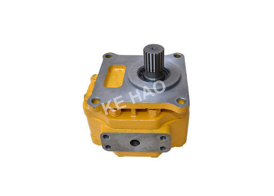 07436-72202   07436-72203  D80A-21  D80A-18  D80P-18 Bulldozer Pump / Cast Iron Hydraulic Gear Pumps Silver Color