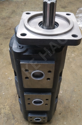 JHP Triple Pump Square cover  Spline  Black Compact Original  Gear Pump For Engineering Machinery And Vehicle