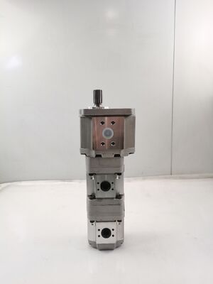 quality  NABCO Gear Pump GN340-GN222-GN215 with 13 Teeth Shalft Hydraulic Pump Cast Iron and Aluminum alloy materials Triple Pump for Concrete Machinery Supply factory
