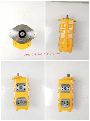 Customization Gear Pump CBGJ1032+1032R(2+2)13T Double Gear Komatsu Hydraulic Pump