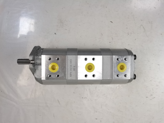 High Performance Hydraulic Gear Pump KHP4-14+14+10CD with 11KW Power 1060lpm Flow Rate and 160kPa-250kPa Pressure Agricultural Machinery Hydraulic Parts