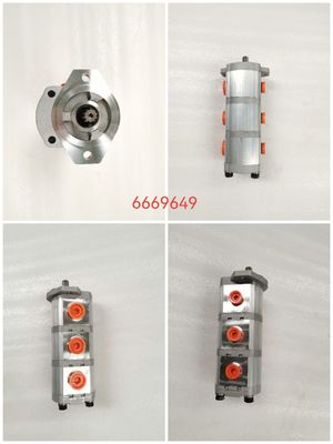 6669649 Hydraulic Gear Pump High Quality One-Year WarrantyTriple Pump Used in Construction Equipment for Komatsu Kawasaki