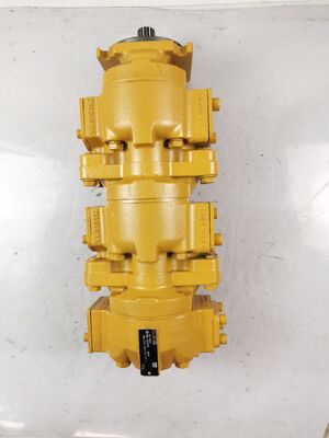 Hydraulic Gear Pump CBGJ2051+2051+2051 17T L Aluminum Alloy and irion Materials Yellow color Hydraulic Oil Pump for Construction Machinery