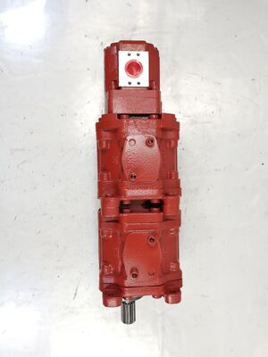 NABCO Series Hydraulic Gear Pump NABCO-15TLC-4(56+50-A1-12) Aluminum Alloy and irion Materials Hydraulic Oil Pump for Excavator