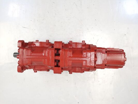 NABCO Series Hydraulic Gear Pump NABCO-15TLC-4(56+50-A1-12) Aluminum Alloy and irion Materials Hydraulic Oil Pump for Excavator