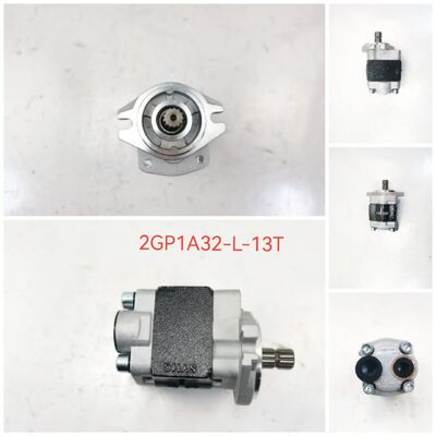 Iron and Aluminum alloy materials Hydraulic Gear Pump 2GP1A32-L-13T Range for Construction Machinery Factory Supply Hydraulic Spare Parts