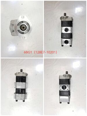 6BG1(128E7-10201) Hydraulic Gear Pump High Quality Steering and Power device Hydraulic Spare Parts Used in Komatsu Machinery