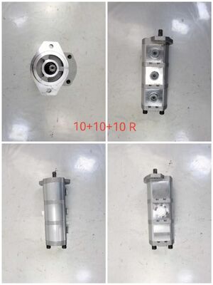 Gear Pump 10+10+10 R High Quality Steering and Power device oil pump Hydraulic Spare Parts Used in Komatsu Machinery