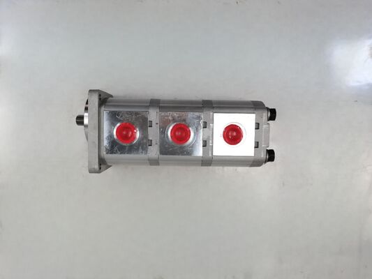 Iron and Aluminum alloy materials Hydraulic Gear Pump 12+12+9CC-15T-R Range for Construction Machinery Factory Supply Hydraulic Spare Parts