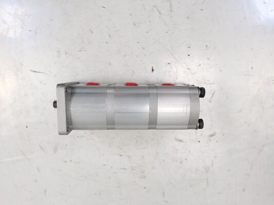 Iron and Aluminum alloy materials Hydraulic Gear Pump 12+12+9CC-15T-R Range for Construction Machinery Factory Supply Hydraulic Spare Parts