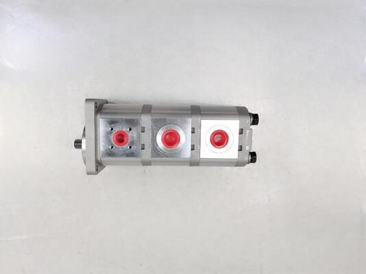 Iron and Aluminum alloy materials Hydraulic Gear Pump 12+12+9CC-15T-R Range for Construction Machinery Factory Supply Hydraulic Spare Parts