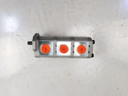 Hydraulic Gear Pump 12+12+12 10T L Iron and Aluminum alloy materials  Range for Construction Machinery Factory Supply Hydraulic Spare Parts