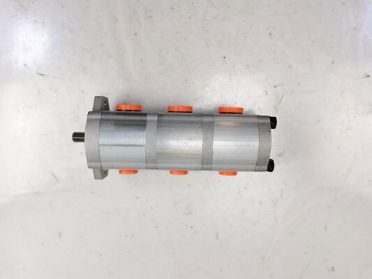 Hydraulic Gear Pump 12+12+12 10T L Iron and Aluminum alloy materials  Range for Construction Machinery Factory Supply Hydraulic Spare Parts