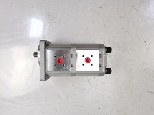 16.3+16.3-15T-L Hydraulic Gear Pump Iron and Aluminum alloy materials  Range for Construction Machinery Factory Supply Hydraulic Spare Parts