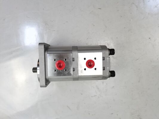 16.3+16.3-15T-L Hydraulic Gear Pump Iron and Aluminum alloy materials  Range for Construction Machinery Factory Supply Hydraulic Spare Parts