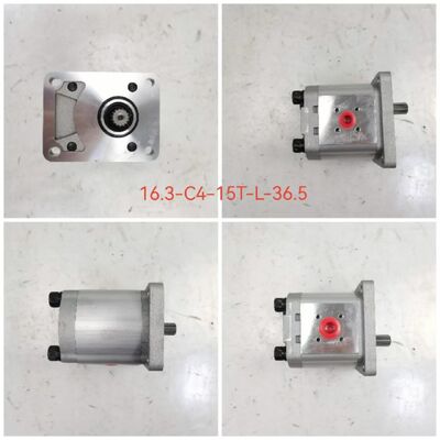 High Quality Hydraulic Gear Pump 16.3-C4-15T-L-36.5 Pump Iron and Aluminum alloy materials  Range for Construction Machinery Factory Supply Hydraulic Spare Parts