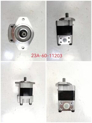 High Quality  Hydraulic Gear Pump 23A-60-11203 Iron and Aluminum alloy materials  Range for Construction Machinery Factory Supply Hydraulic Spare Parts