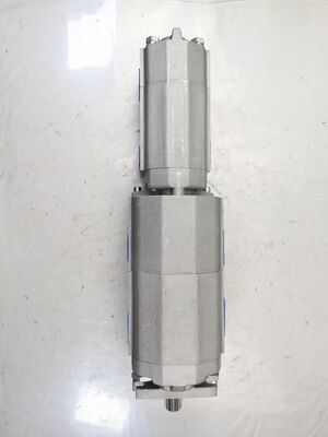 4 Stage Hydraulic Gear Pump 80+80+40+8 High Quality  Iron and Aluminum alloy materials  Range for Construction Machinery Factory Supply Hydraulic Parts