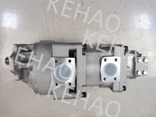 SAR4-140+(3)71+(1)22 Gear Pump 705-58-44050 High Quality Steering and Power device oil pump Hydraulic Spare Parts Used in Komatsu Machinery D375A 112KG