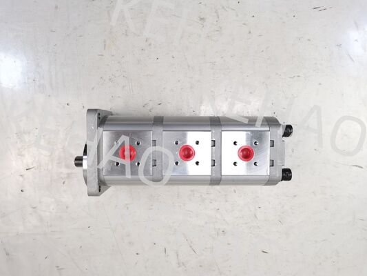 3 Stage Hydraulic Gear Pump 307012-8160(14+14+14) High Quality  Iron and Aluminum alloy materials  Range for Construction Machinery Factory Supply Hydraulic Spare Parts