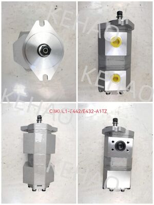 Gear Pump CBKUL1-E442+E432-A1TZ High Quality Steering and Power device oil pump Hydraulic Spare Parts Used in Komatsu Machinery