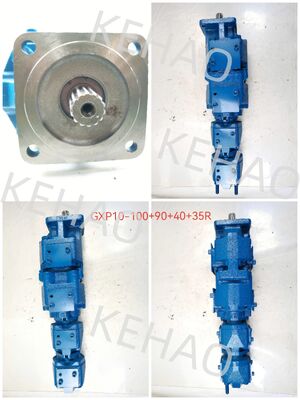 GXP10-100+90+40+35R Hydraulic Gear Pump for America Parker GXP10-100+90+40+35L Aluminum Alloy Material One Year Warranty
