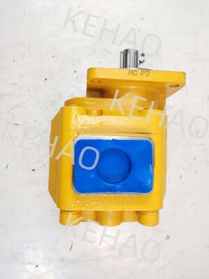 JHP3166L 6T/ JHP2063L 6T Bulldozer Pump Cast Iron Aluminum Alloy Material Hydraulic Gear Pumps  Yellow Color Rate of Flow 200 for CAT