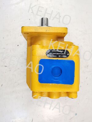 JHP3166L 6T/ JHP2063L 6T Bulldozer Pump Cast Iron Aluminum Alloy Material Hydraulic Gear Pumps  Yellow Color Rate of Flow 200 for CAT