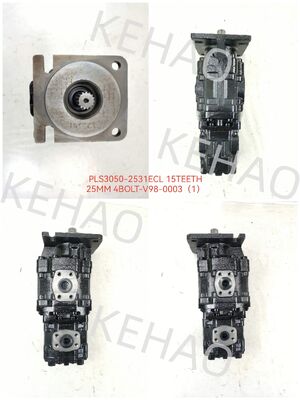 Gear Pump PLS3050-2531ECL 15TEETH25MM 4BOLT-V98-0003(1) Iron Medium Pressure Hydraulic Gear Pump PLS3040 PLS3035 PLS3050 for Heavy Equipment