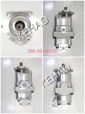 2 Stage Hydraulic Gear Pump 705-52-30220/SAR 80+56 GearPump Range for WA380-1 Komatsu Machinery Factory Supply Hydraulic Parts