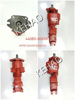 3-Stage Hydraulic Gear Pump44083-60630 Gear Pump Range for Kawasaki Machinery Hydraulic Parts Factory Supply