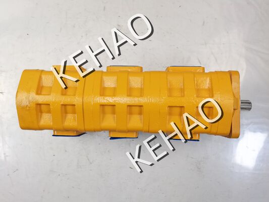 CBGJ2063+2063 Excavator Gear Pump Cast Iron Hydraulic Gear Pumps Middle and high pressure external meshing gear pump High Rate of Flow