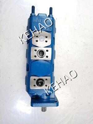 America Paker GPP1 Series Hydraulic Gear Pump GPP1-63+63+30 L High Pressure Grade Gear Oil Hydraulic Replacement For Construction Equipment