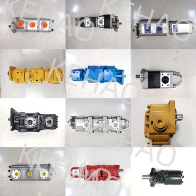 Customize Hydraulic Gear Pump KHP4-14+14+10  11T Oil Pump for Japan Komatsu Iron and Aluminum alloy materials Oil Transfer Pump OEM ODM