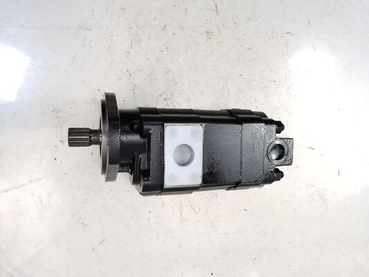 JCB Hydraulic Gear Pump Iron Aluminum alloy materialsl Double Pump with 150bar-250bar Pressure for Industrial machinery Factory Supply