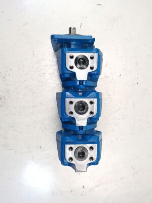 For Rexroth Hydraulic Gear Pump GXPO-AOD10WRTB-10WRTB10AB6R with High Flow of Rate Cast Iron Oil Gear Pump 3-stage For Construction Heavy Equipment