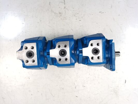 For Rexroth Hydraulic Gear Pump GXPO-AOD10WRTB-10WRTB10AB6R with High Flow of Rate Cast Iron Oil Gear Pump 3-stage For Construction Heavy Equipment