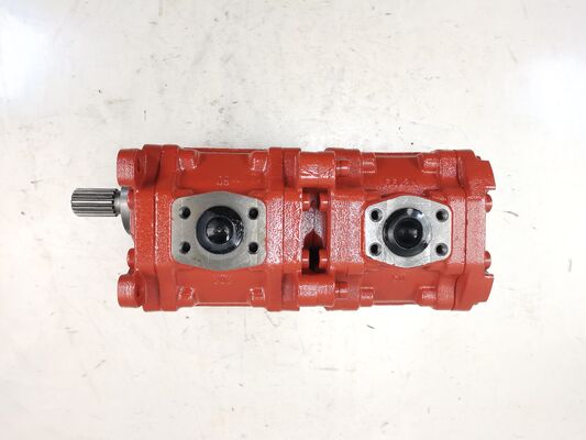 NABCO Gear Pump NABCO-15TLC-456+50-A1 Double Pump Iron and Aluminum alloy Hydraulic Pump Industrial Grade Gear Oil Pump ISO9001 certified Factory Supply