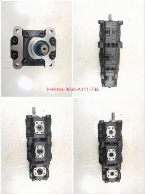 NABCO Hydraulic Gear Pump PHS PLS Series PHS3034-3034-A111-736 Iron and Aluminum alloy Industrial Grade Gear Oil Pump Replacement For Concrete Machinery