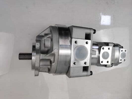 Komatsu 705-56-34710 Hydraulic Gear Pump SAR3-112+(1)U28+U14  Pump Iron Aluminum alloy Hydraulic Spare Parts for Komatsu WA500-6 Factory Supply