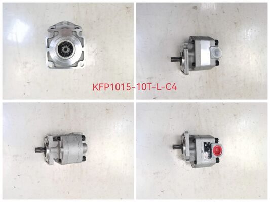 KFP Pump Hydraulic Gear Pump KFP1015-10T-L-C4 Displacement Cast Iron  Aluminum alloy  Oil Gear Pump For Excavator Heavy Equipment ISO9001 certified