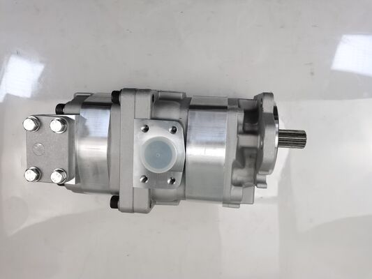 KEHAO Gear Pump Komatsu Cast Iron and Aluminum alloy Hydraulic Oil Pump for Wheel Loaders Machinery Repair Parts Model 80+63 R 14T OEM ODM Factory Supply