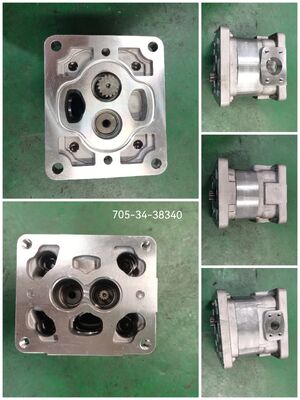 Customizable KEHAO Gear Pump 705-34-38340 Hydraulic Oil Transfer Pump Komatsu Machinery Cast Iron and Aluminum alloy ISO9001 certified Factory Supply