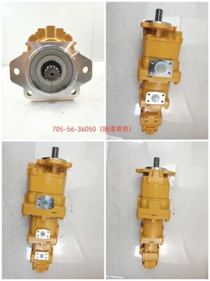 For Komatsu Gear Pump Hydraulic Oil Pump 705-56-36050 Cast Iron Aluminum alloy materialsl High Pressure Pump  for Weel Loaders  Certification One year warranty