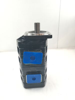 Excavators Hydraulic Gear Pump CBGJ Series Double Pump CBGJ2100+2063 Cast Iron and Aluminum alloy Oil Transfer Pump Hydraulic Parts One Year Warranty