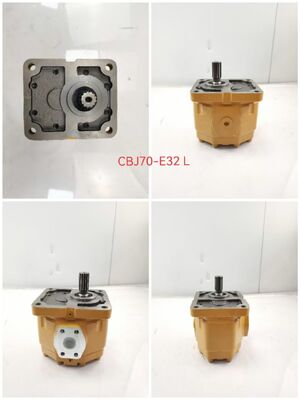 Hydraulic Gear Pump for Shantui Bulldozer Single Pump CBJ70-E32 L Cast Iron and Aluminum alloy Materials Hydraulic Parts Factory Supply One Year Warranty