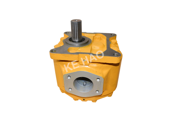 D60  17441-67502   D65  07443-67503  D85  07444-66200   D15 Bulldozer Pump / Cast Iron Hydraulic Gear Pumps Silver Color