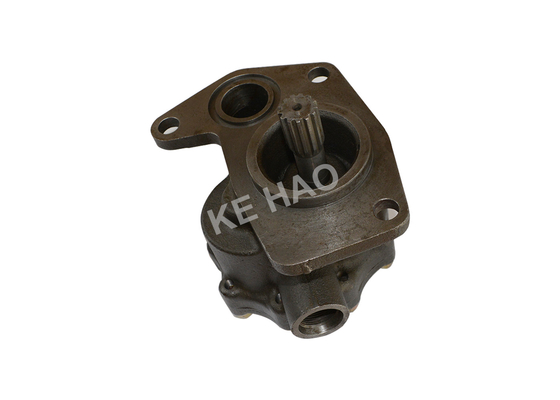 14X-49-11600   D65-12  Bulldozer Pump / Cast Iron Hydraulic Gear Pumps Silver Color