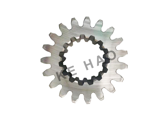 GD37  Bulldozer Pump / Cast Iron Hydraulic Gear Pumps Silver Color